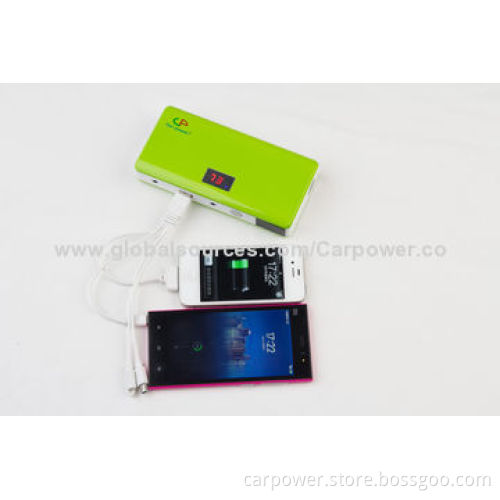 LCD display car jump starter, 12V vehicle, 14,000mAH, fit for mobile, laptop, MP3/4 players